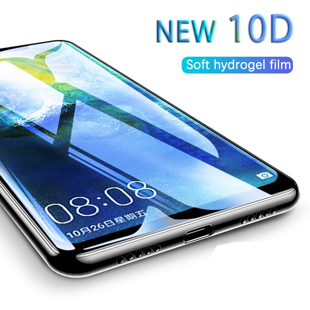 10D мягкая Гидрогелевая Защитная пленка для huawei P30 P20 P10 Lite mate 20 10 Pro Полное покрытие