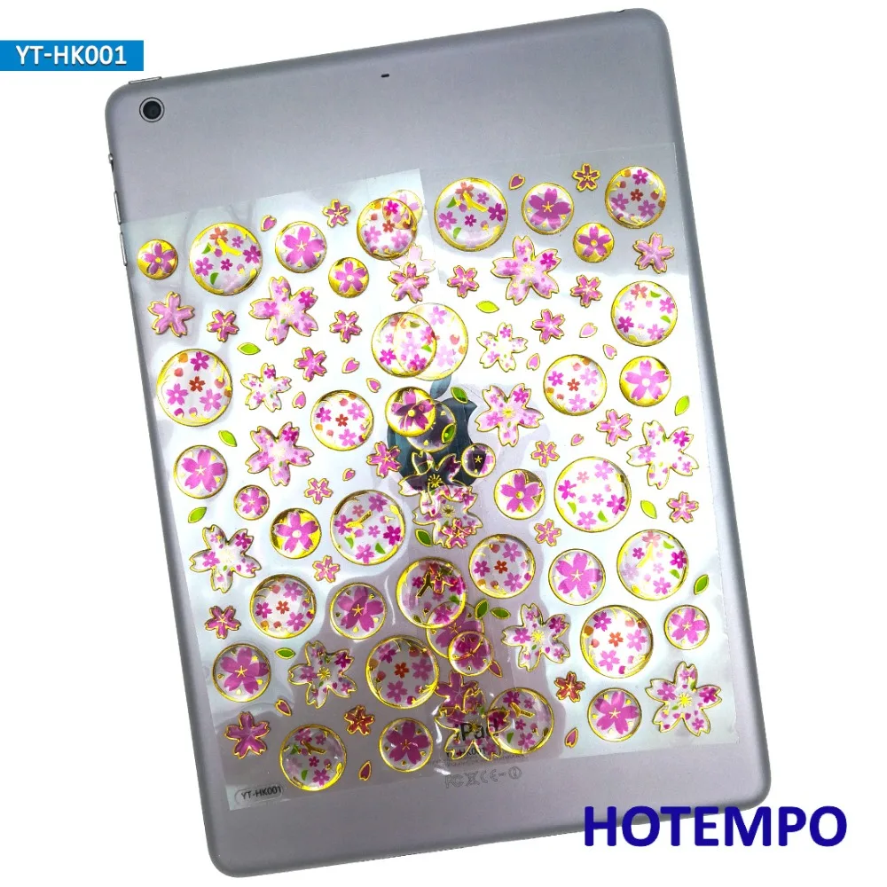 2 Sheets High Quality Crystal Epoxy Drop Shape Pegatinas 3D Pink Sakura Waterproof Children Diamond Stickers for Diary 2 Sheets High Quality Crystal Epoxy Drop Shape Pegatinas 3D Pink Sakura Waterproof Children Diamond Stickers for Diary