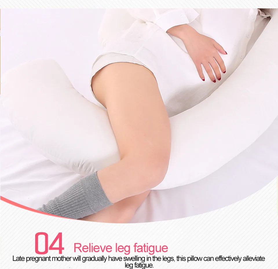 Sleeping Support Pillow For Pregnant Women Body Comfort G Shape Pregnancy Pillow Full Body Maternity Pillow With Pillowcase_10_