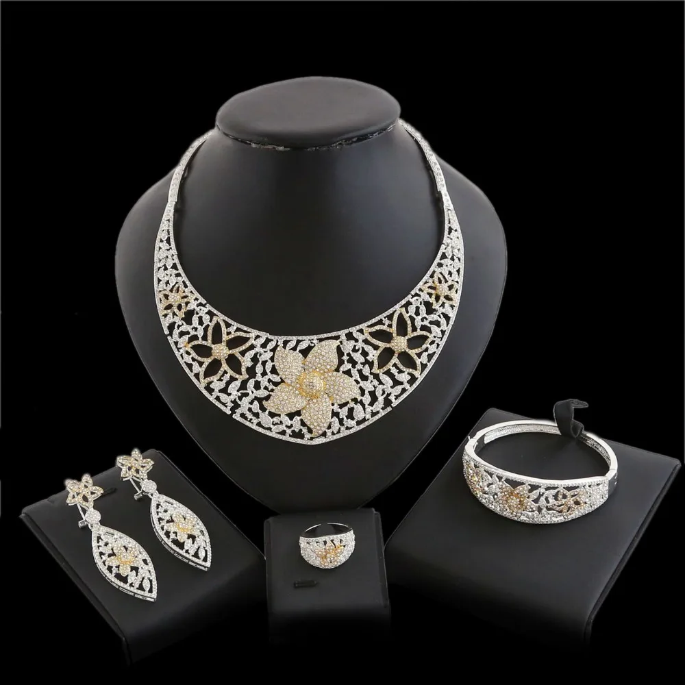 

Yulaili Ladies Alloy Jewelry New Model Dubai Jewelry Set