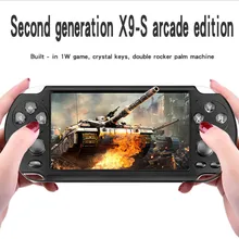 X9-S портативный цветной экран детская головоломка 5,1 дюймов двойной рокер 128 бит портативная игровая консоль