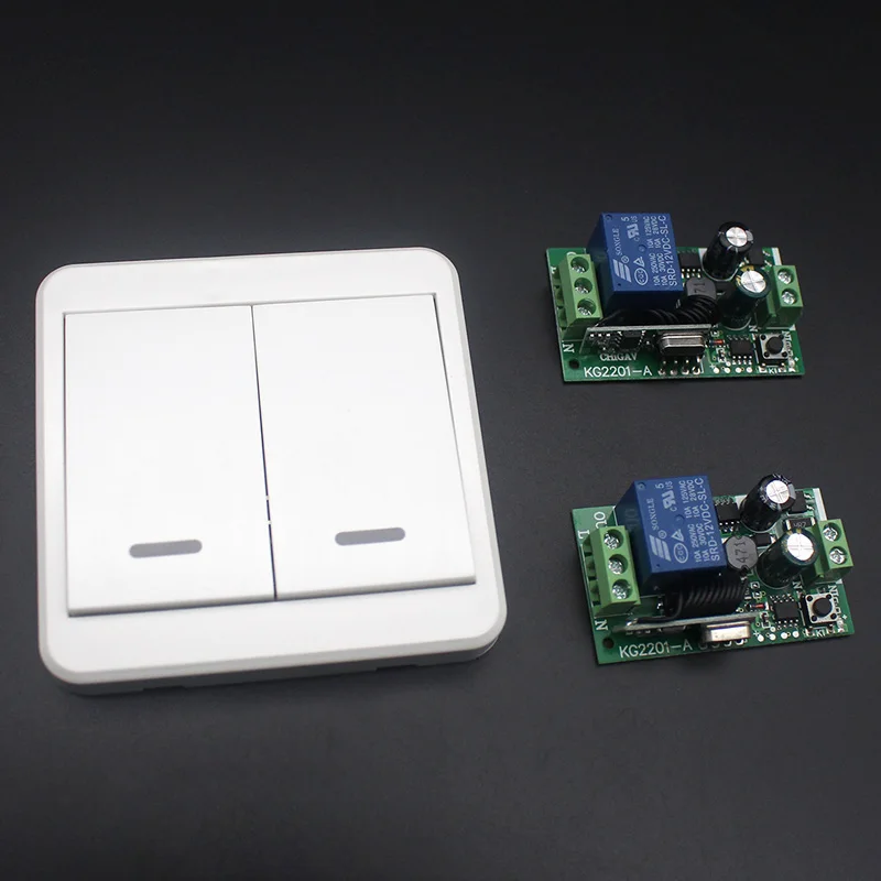

Bed Room Lamp LED Bulb AC 220V Remote Switch Wall Remote Transmitter Wireless Light Switch ASK 315433 Smart Home Remote Switch