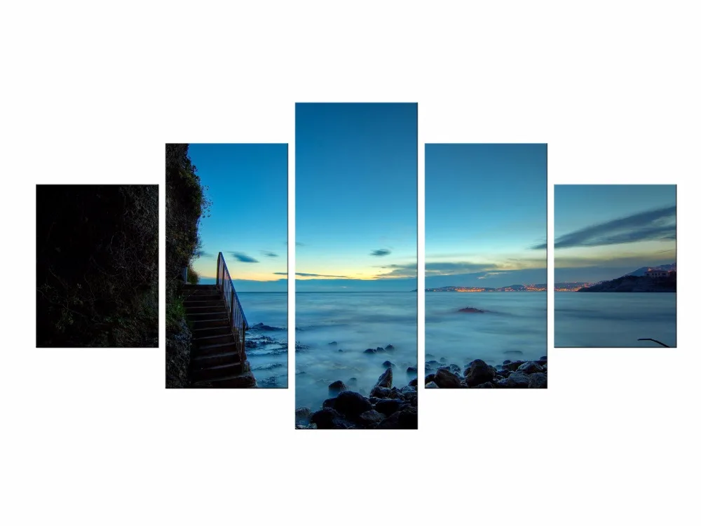 5 шт. настенные модульные картины с изображением фруктов на кухне|sea view|picture canvasprints