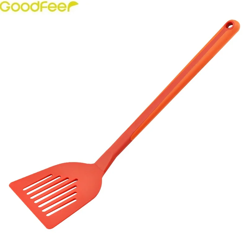 Goodfeer 1 шт. нейлоновая лопатка для сковороды с горизонтальными прорезями