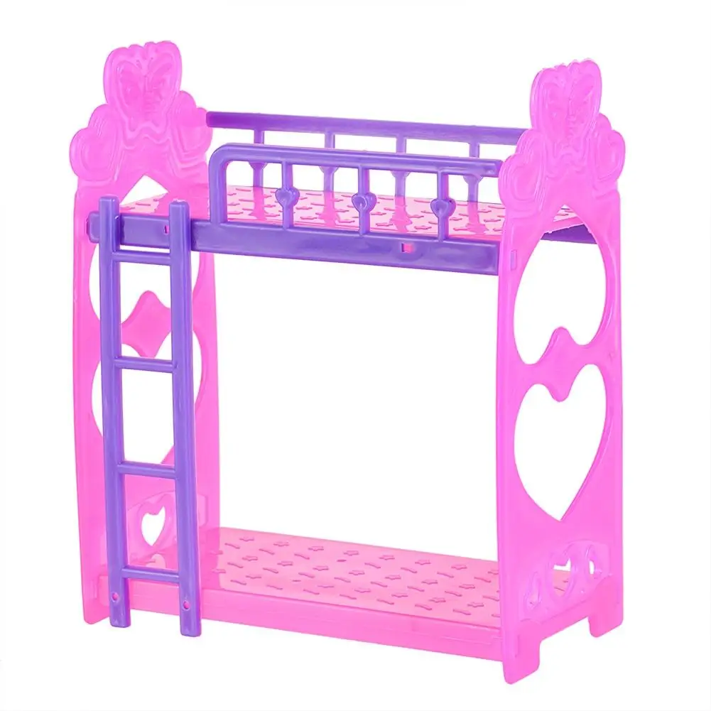 LeadingStar Kunststoff Doppelbettrahmen Für Kelly Barbie-puppe Schlafzimmer Möbel Zubehör Lila Rosa Oder Rosa Gelb Farbe Zufällig LeadingStar Kunststoff Doppelbettrahmen Für Kelly Barbie-puppe Schlafzimmer Möbel Zubehör Lila Rosa Oder Rosa Gelb Farbe Zufällig