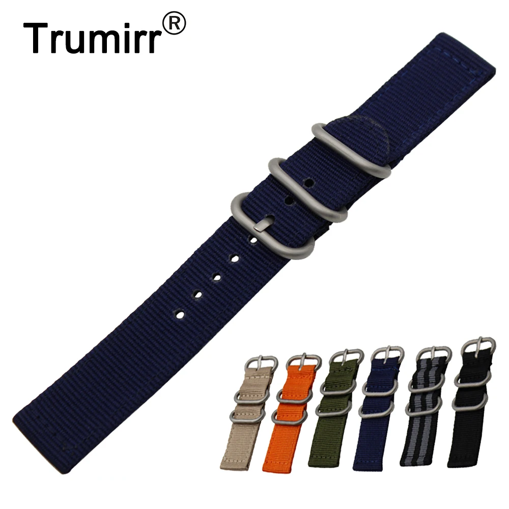 Ремешок нейлоновый для часов Tissot 1853 Zulu 18/20/22/24 мм | Наручные часы