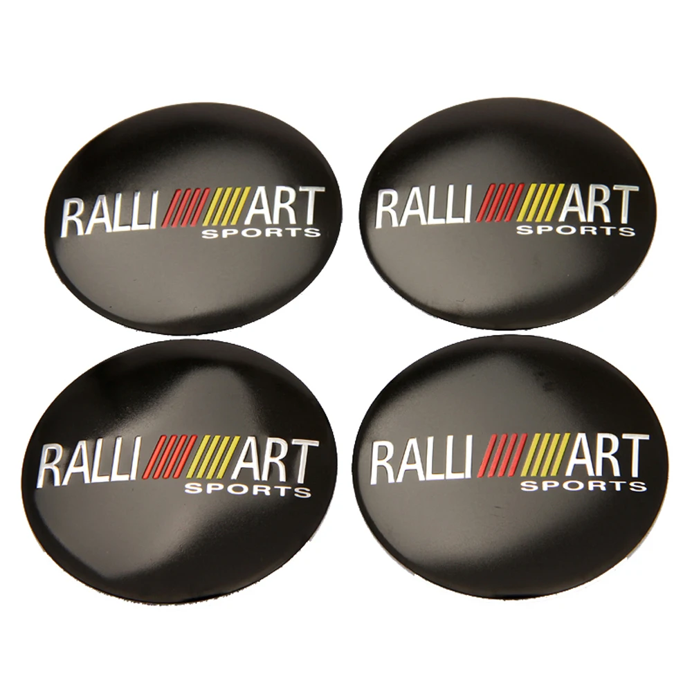 

56.5mm Ralliart Aluminium Wheel Center Hub Cap Emblem Sticker For Mitsubishi ASX Lancer Pajero Outlander L200 EVO Eclipse Galant