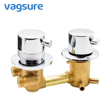 Thermostatic Shower Faucets 2/3/4 Ways Outlet 10cm /12.5cm Intubation Brass Mixing Valve Tap Temperature Mixer Control Bathroom Thermostatic Shower Faucets 2/3/4 Ways Outlet 10cm /12.5cm Intubation Brass Mixing Valve Tap Temperature Mixer Control Bathroom