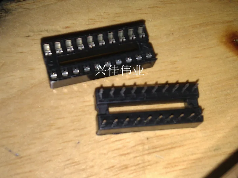 

50pcs/lot IC chip holder 20PIN 20 pin DIP IC socket DIP20 socket In Stock