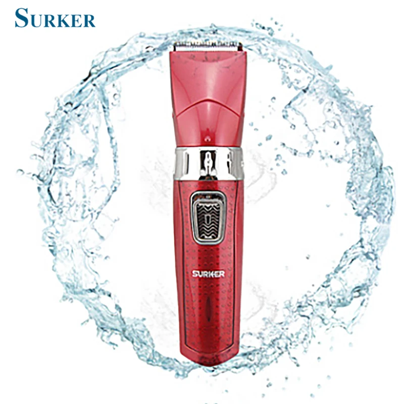 

SURKER HC-7098 Professional Rechargeable Washable Hair Clipper Electric Hair Trimmer Adult Children Haircut Machine EU Plug