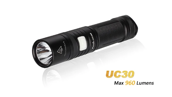 Fenix UC30 flashlight XM-L2 (U2) LED 960 Lumens Micro-USB rechargeable Flashlight w/ Battery | Лампы и освещение