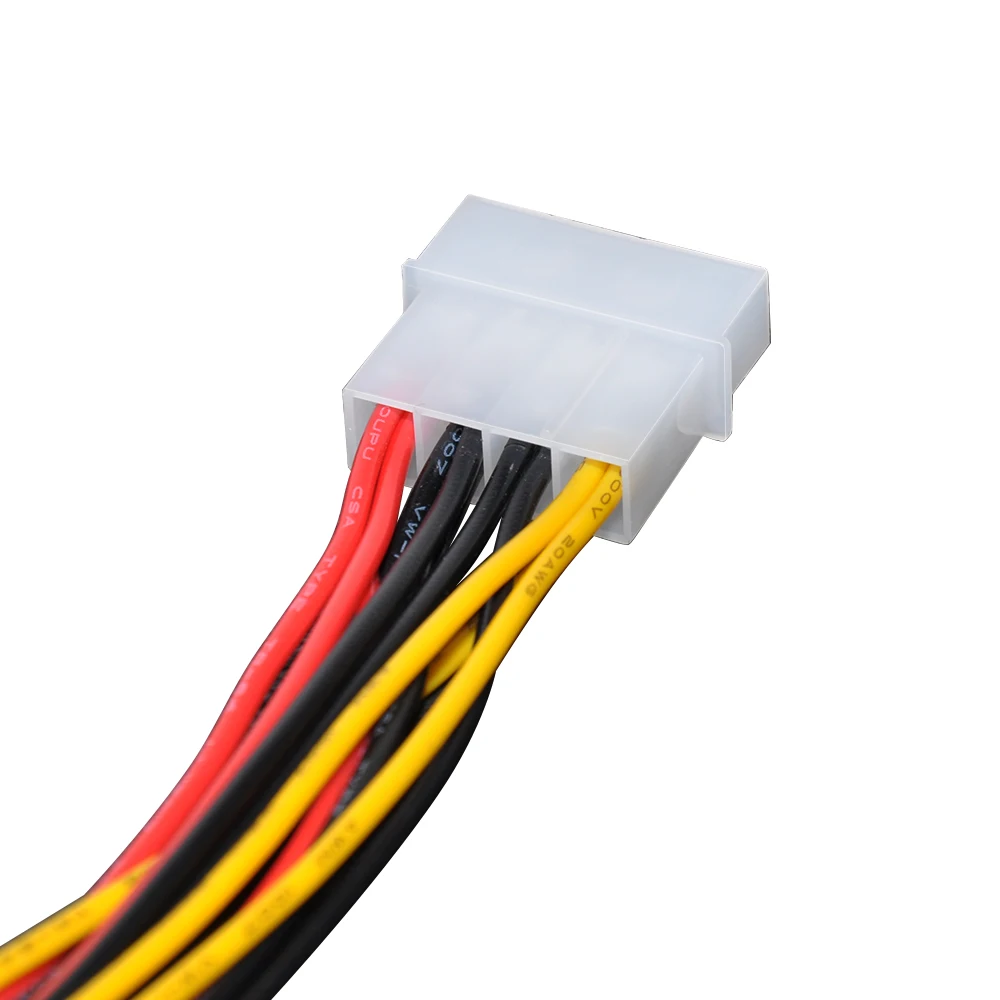 Сетевой разветвитель DeepFox с 4 контактным разъемом Molex male на 3 портовый разъем IDE female
