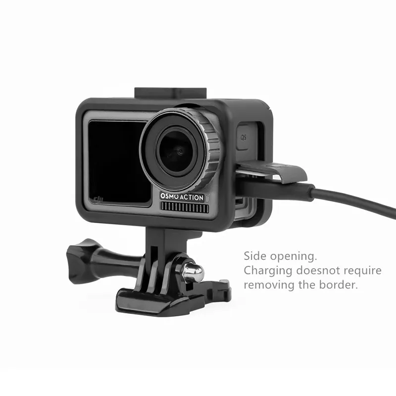 Protective Frame Case Aluminum Alloy Frame Housing  Mount Holder Adapter For DJI Osmo Action Sports Camera Accessories (15)