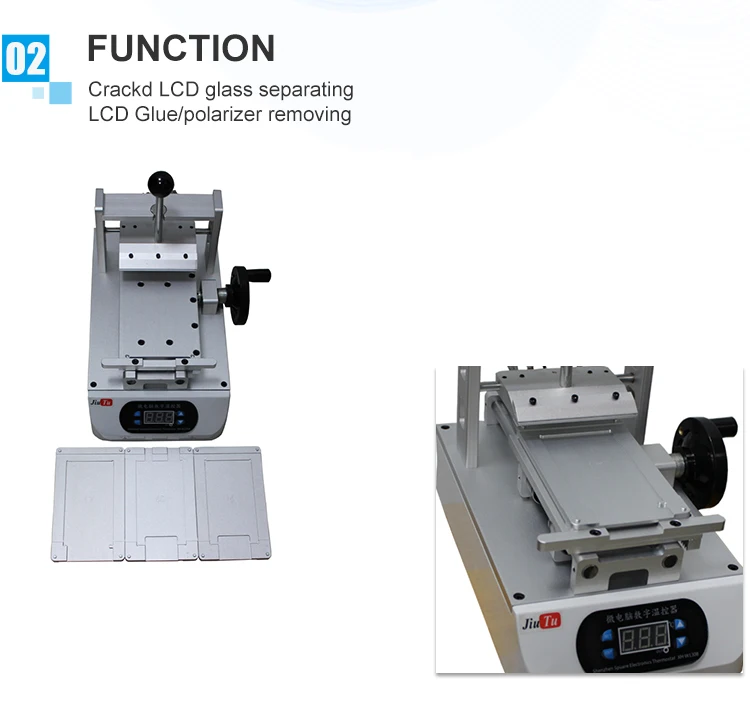 NEW LCD OCA Glue Remover for iPhone 6G 7G 7P Series Flat Touch Screen Panel LOCA Polarizer Glue Remove Machine with Molds (4)