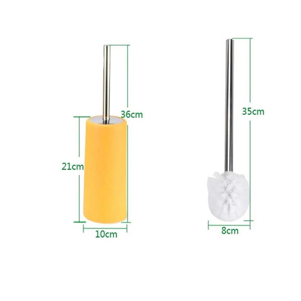 Домашний пейзаж ванная комната из нержавеющей стали щетка для унитаза с держателем набор для чистки щетки с основной пластиковой прочной