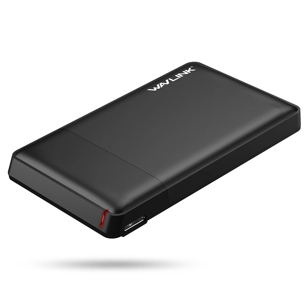 Wavlink SATA USB 3,0 Корпус жесткого диска UASP Внешний чехол для 7 мм 9,5 мм 2,5 дюйма SATA/HDD/SSD с usb-кабелем и отверткой