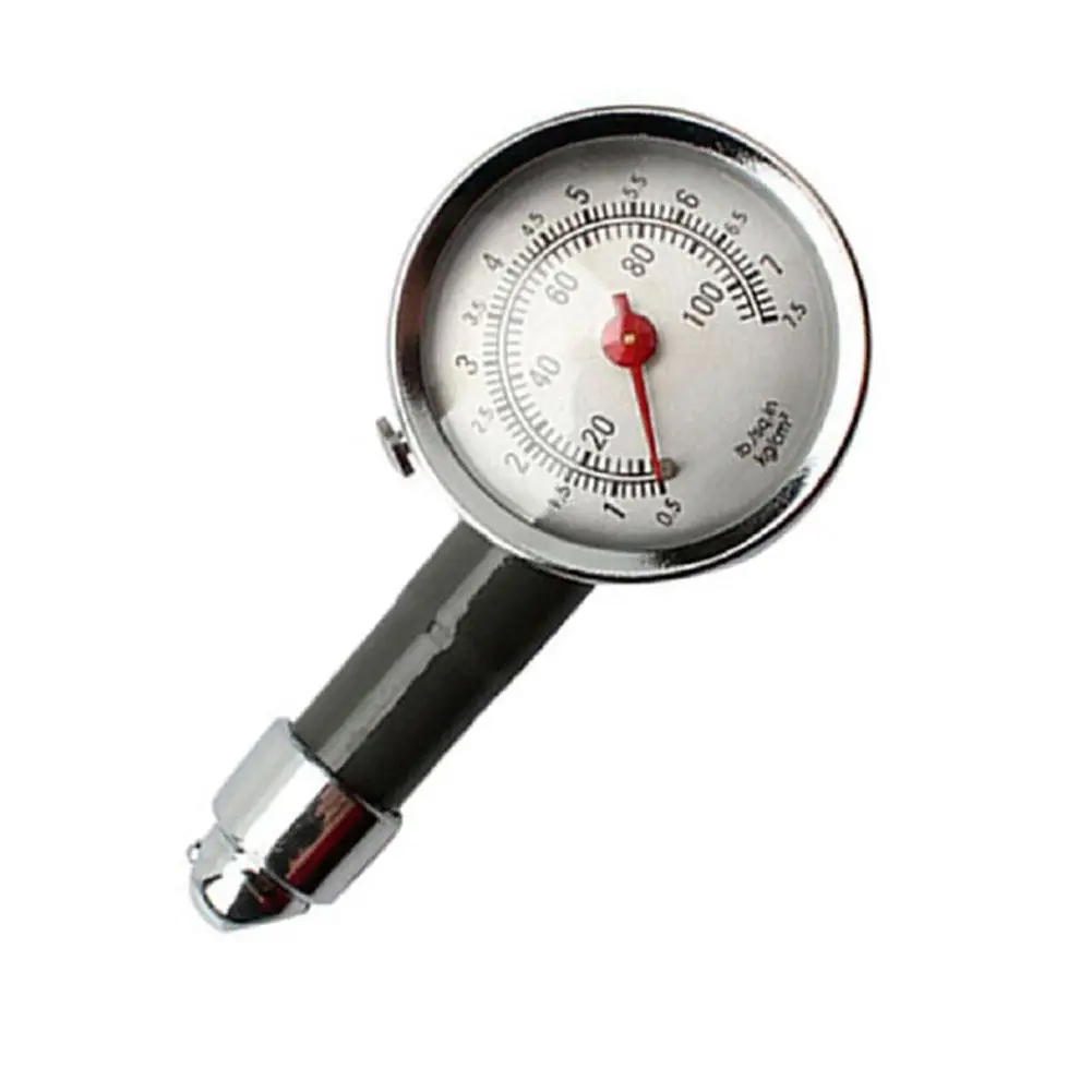 Аналоговый датчик давления воздуха в автомобильных колесах, измерительный прибор с ручкой в форме зеркала для транспортного средства, мотоцикла, автомобиля, шин, система контроля воздуха в шинах
