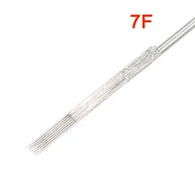 50X 7F одноразовые стерильные для татуировки иглы для приспособления для пистолета