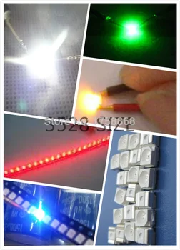 

3528 SMD Led Diode Super Bright Red/Green/Blue/Yellow/White x100pcs =500pcs LED Light 1210 SERISE 5COLOR R/B/Y/W/G 3.5*2.8*1.9MM