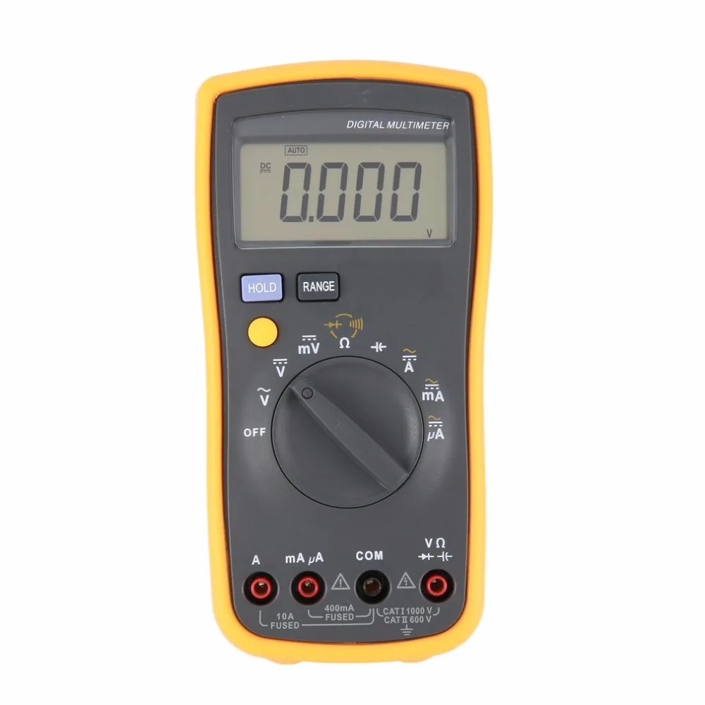 

Digital Multimeter Voltage Tester Ammeter Multi meter AC / DC Voltage Amp Current Resistance Tester Meter Blue Backlight