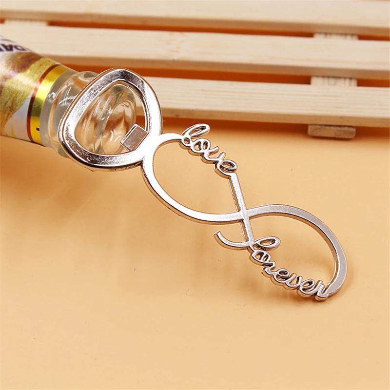 

10pcs/lot Love Forever Bottle Opener Wedding Gifts For Guests Wedding Souvenirs Party Supplies Wedding Favors And Gifts