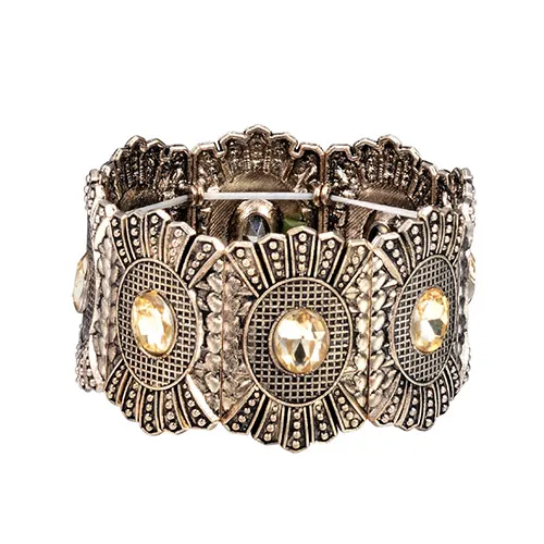 Дизайн модный винтажный старинный серебряный ажурный Широкий Браслет-манжета и браслет для женщин Ретро бразильские ювелирные украшения - Окраска металла: B2