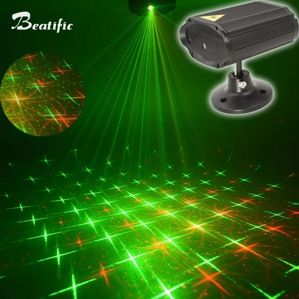 

Mini Party Lights Music Color Change Disco Light DJ Dance Lumiere Voice Control 8 Patterns With Remote