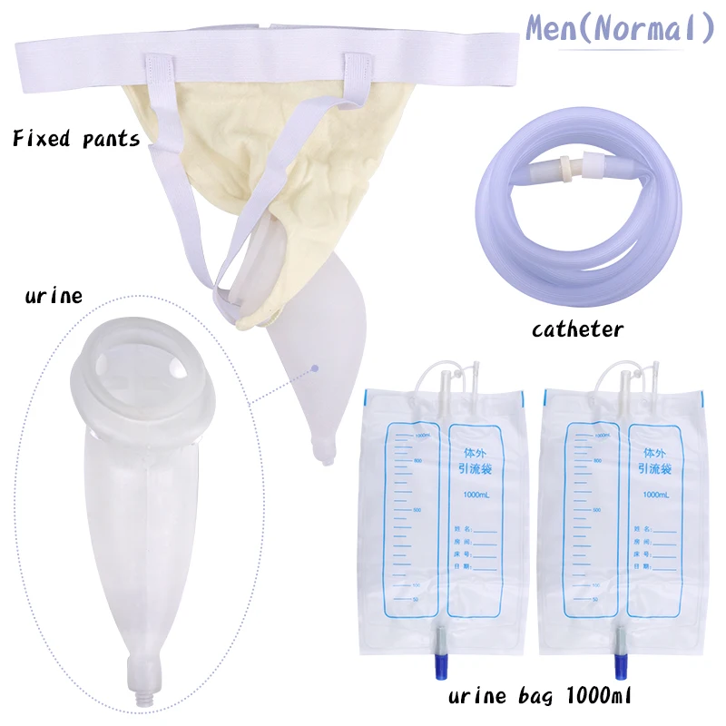 Adult Urinary Incontinence Toilet Male Female Atrophy Elderly Urine Bag Urine Collector Urinal