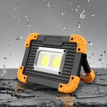 

Led Portable Spotlight Led Work light USB Rechargeable 18650 Battery Searchlight For Outdoor Lighting Camping Light Flashlight
