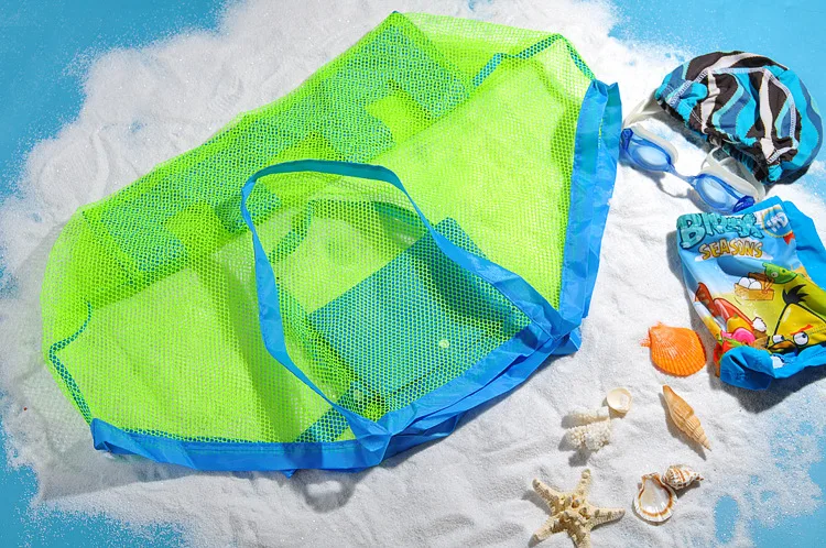 Популярные пляжные сумки для мамы и ребенка, большие размеры, Женская Сетчатая Сумка, сумки-мессенджеры, сумка для хранения игрушек
