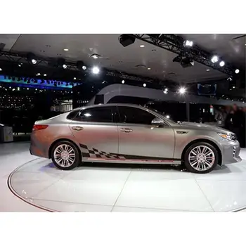 

PVC Car 200*25cm Stickers Decor Race Graphic Decal Waterproof Auto Black