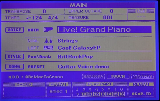 Оригинальный ЖК экран для yamaha psr s500 S550 S650 Новый дисплей с дисплеем mm6 бесплатная