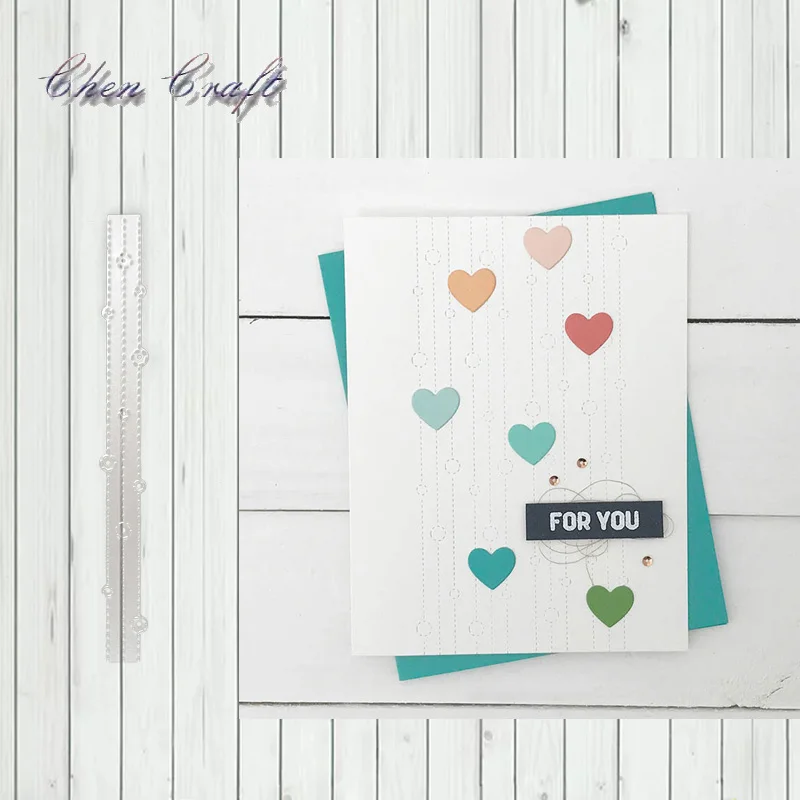 

Strip pattern envelope greeting card Metal Cutting Dies Stencil Scrapbooking Photo Album Card Paper Embossing Craft DIY