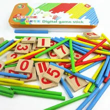 Free shipping children s mathematics teaching aids Enlightenment Digital Game Stick Maths Training kids educational toys