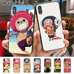 MaiYaCa One piece Джо Тони Чоппер печать рисунок Защитный чехол для телефона для Apple iPhone X 8 7 6 6 S плюс 5 5S SE 5C Касс