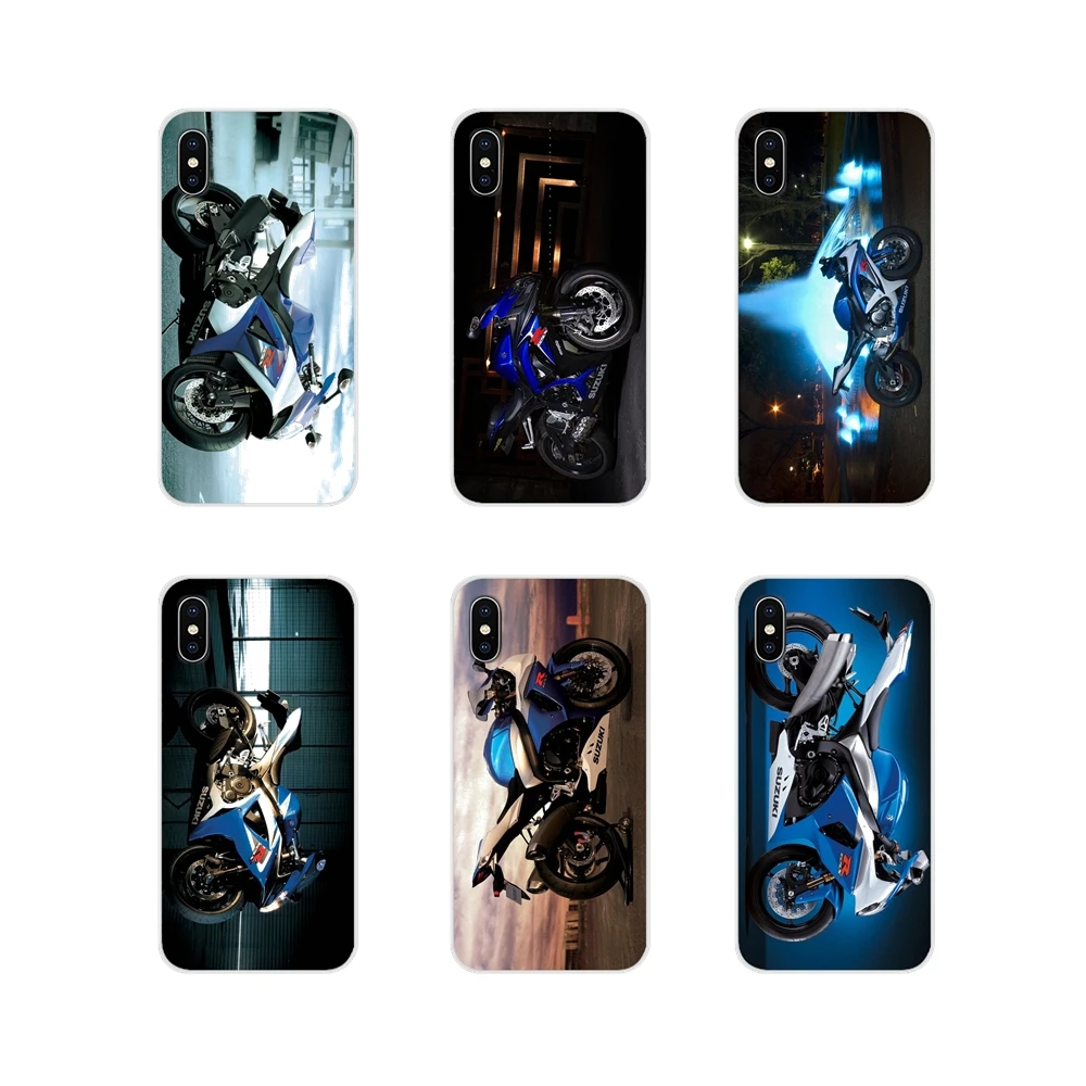 

For Xiaomi Mi6 A1 5X 6X Redmi Note 5 5A 4X 4A 4 3 Plus Pro pocophone F1 Silicone Cover Bag Suzuki Gsxr 1000 2016 Motorcycle Logo