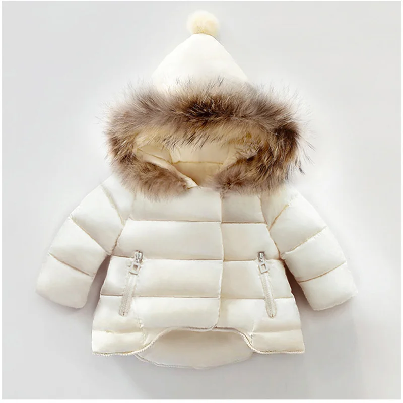 

Children Coat Baby Girls winter Coats long sleeve coat girl's warm Winter Outerwear cartoon fleece