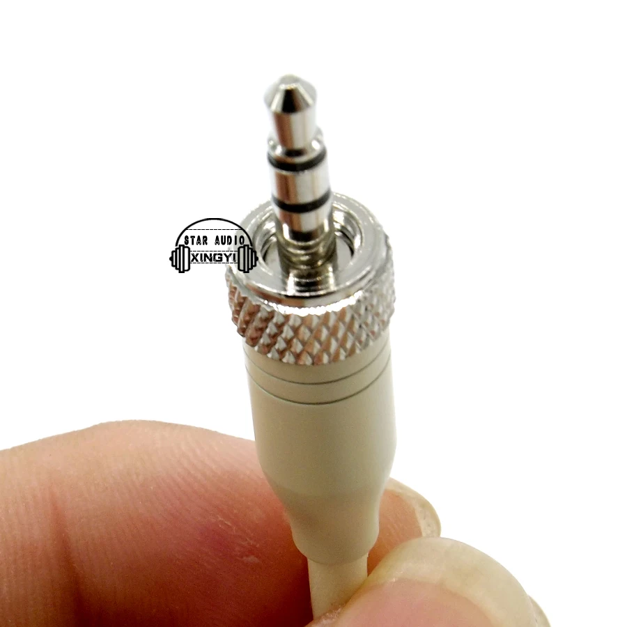 Зажим для галстука микрофон петличный микрофон 3,5 мм разъем стерео винт замок Нагрудные Микрофоны для Sennheiser PC беспроводной поясной передатчик