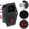 Mayitr 1pc 220V/110V Triple enchufe hembra 10A Universal de plástico interruptor de suministro de energía con fusible para 3D impresora ► Foto 1/6