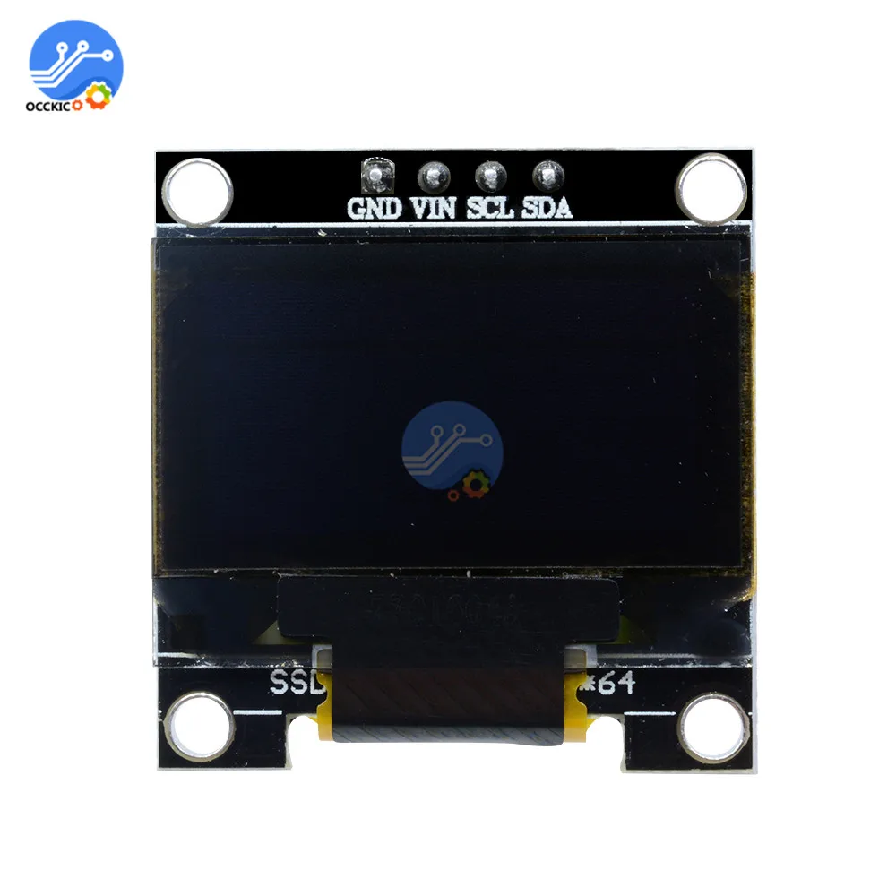 Модуль дисплея 0 96 дюйма IIC серия OLED Screem 128X64 I2C SSD1306 12864 плата с ЖК экраном GND VCC SCL SDA