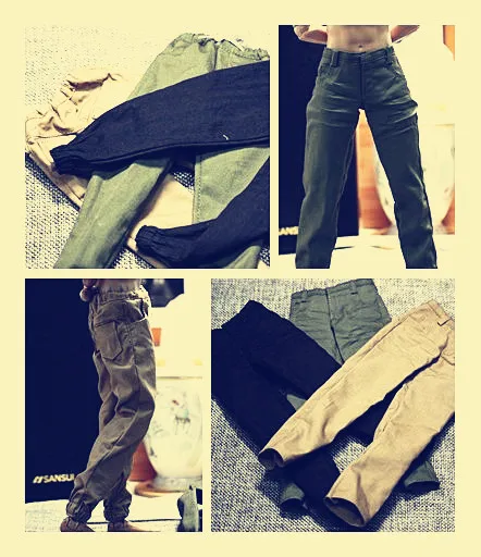 

1/6 scale figure Clothing accessories male Casual trousers pants for 12" Action figure doll,Not included body,head and other