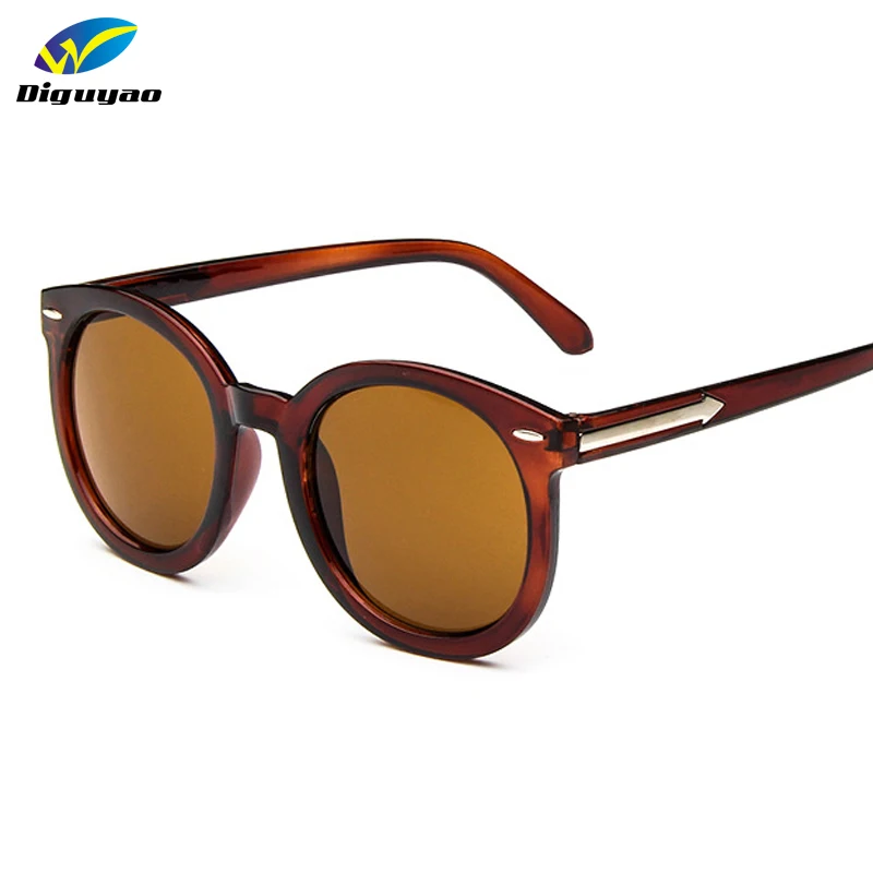 

DIGUYAO oculos de sol feminino 2018 Classic design retro metal arrow Women round Glasses brand designer sunglasses men