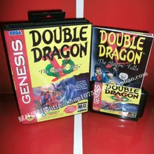 Double dragon игры Картридж с коробкой и руководством 16 бит MD карточная игра для sega игры sega Mega Drive для Genesis