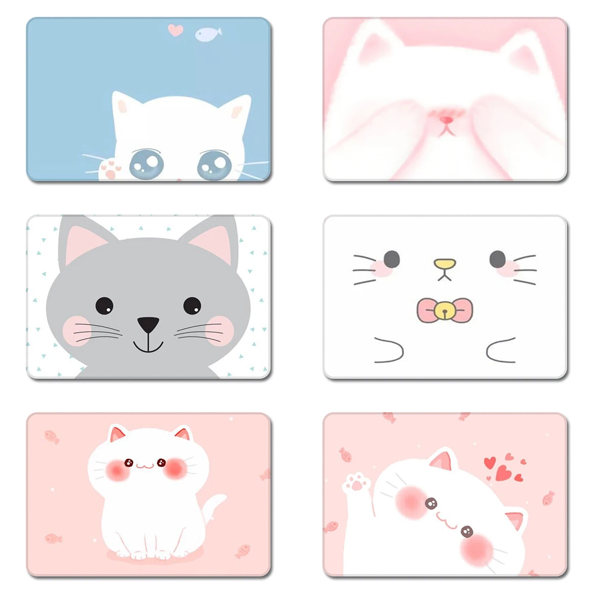 

Cartoon Cat Sweet Pet Kitty Animal Friend Cool Designs Nature Rubber Table Mouse Pad Laptop Computer Enclosure Mousepad Mat