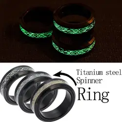 Титановая сталь вращающийся дракон кольцо, титановая сталь Ювелирные изделия и аксессуары, модные ювелирные кольца