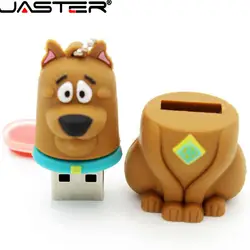 Jaster lovely puppy USB флэш-накопитель милые зверушки в подарок мультфильм USB 2,0 4 ГБ/8 ГБ/16 ГБ/32 ГБ/64 ГБ реальная емкость USB memory stick