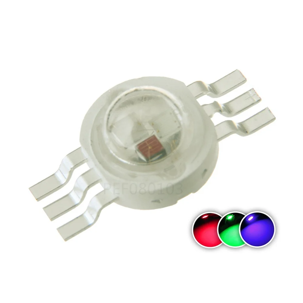 Super Bright 3W RGB LED Chip COB Beads 6 Pin Full Color 1W 30MIL Red Green Blue Stage Lighting Effect For DIY DMX Stage Light цена Super Bright 3W RGB LED Chip COB Beads 6 Pin Full Color 1W 30MIL Red Green Blue Stage Lighting Effect For DIY DMX Stage Light цены онлайн