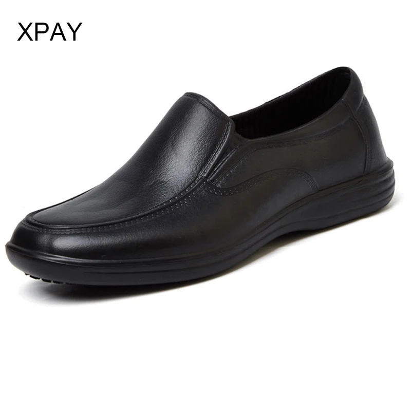 black skid proof shoes