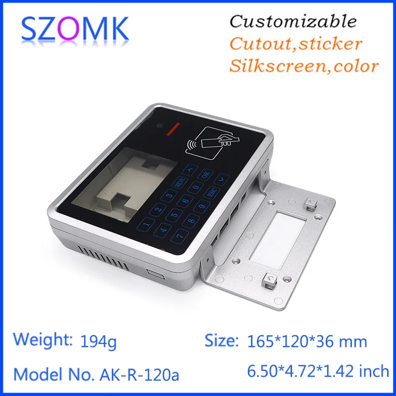 1 Pezzo 165*120*36Mm Szomk Rfid Scatola Di Recinzione Di Controllo Accessi In Plastica Montaggio A Parete Scatola Di Progetto Schermo Lcd Custodia In 