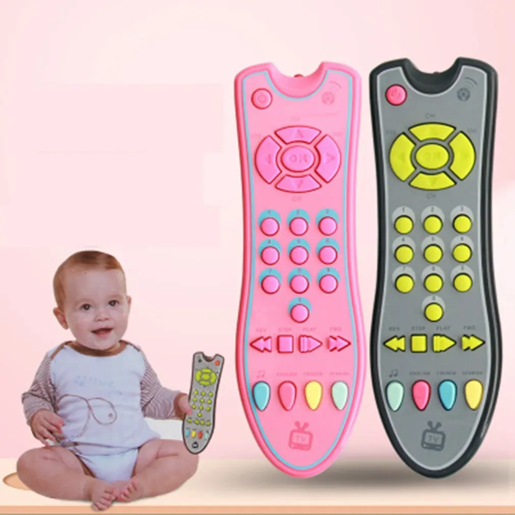 Красочный музыкальный мобильный телефон ТВ пульт дистанционного управления Ранние развивающие игрушки электрические цифры дистанционная обучающая машина, игрушка в подарок детские игрушки